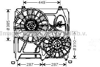 Prasco KA7509 - Ventilators, Motora dzesēšanas sistēma autodraugiem.lv