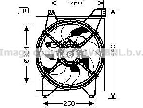 Prasco KA7515 - Ventilators, Motora dzesēšanas sistēma autodraugiem.lv