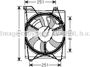 Prasco KA7516 - Ventilators, Motora dzesēšanas sistēma autodraugiem.lv