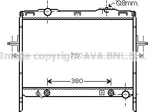 Prasco KAA2058 - Radiators, Motora dzesēšanas sistēma autodraugiem.lv