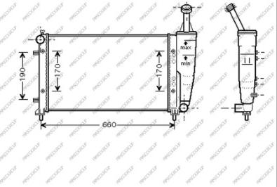 Prasco LA002R003 - Radiators, Motora dzesēšanas sistēma autodraugiem.lv