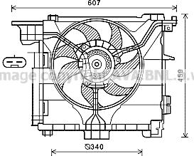 Prasco MC7507 - Ventilators, Motora dzesēšanas sistēma autodraugiem.lv