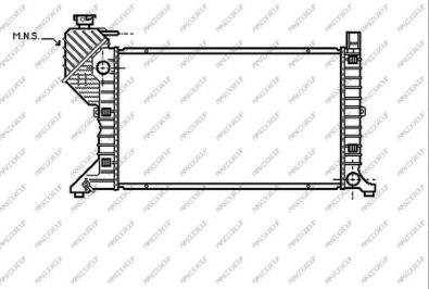 Prasco ME915R003 - Radiators, Motora dzesēšanas sistēma autodraugiem.lv