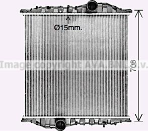 Prasco ME2313N - Radiators, Motora dzesēšanas sistēma autodraugiem.lv