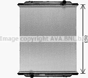 Prasco MN2108N - Radiators, Motora dzesēšanas sistēma autodraugiem.lv