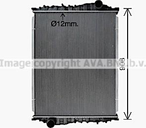 Prasco MN2107 - Radiators, Motora dzesēšanas sistēma autodraugiem.lv