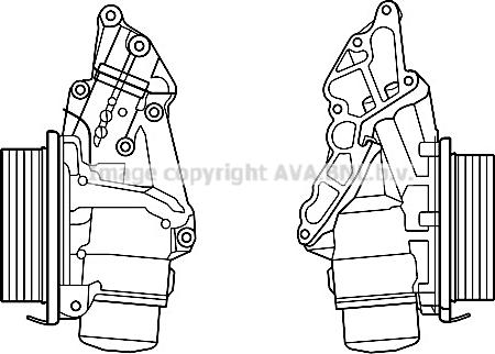 Prasco MS3688H - Eļļas radiators, Motoreļļa autodraugiem.lv