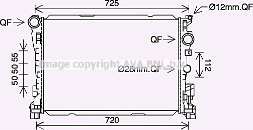 Prasco MS2691 - Radiators, Motora dzesēšanas sistēma autodraugiem.lv