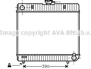 Prasco MS2042 - Radiators, Motora dzesēšanas sistēma autodraugiem.lv