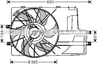 Prasco MS7516 - Ventilators, Motora dzesēšanas sistēma autodraugiem.lv