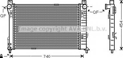 Prasco MSA2338 - Radiators, Motora dzesēšanas sistēma autodraugiem.lv