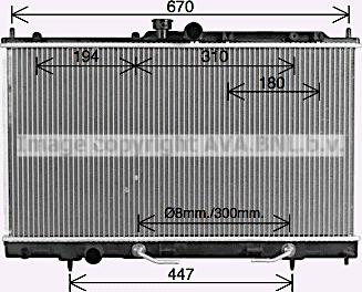 Prasco MT2214 - Radiators, Motora dzesēšanas sistēma autodraugiem.lv