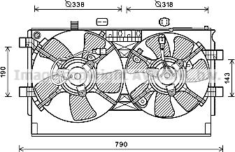 Prasco MT7529 - Ventilators, Motora dzesēšanas sistēma autodraugiem.lv