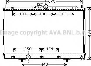 Prasco MTA2183 - Radiators, Motora dzesēšanas sistēma autodraugiem.lv