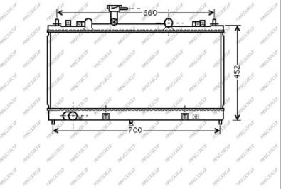 Prasco MZ049R005 - Radiators, Motora dzesēšanas sistēma autodraugiem.lv