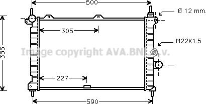 Prasco OL2266 - Radiators, Motora dzesēšanas sistēma autodraugiem.lv