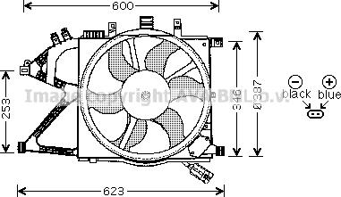 Prasco OL7506 - Ventilators, Motora dzesēšanas sistēma autodraugiem.lv