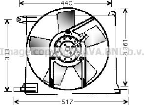 Prasco OL7501 - Ventilators, Motora dzesēšanas sistēma autodraugiem.lv