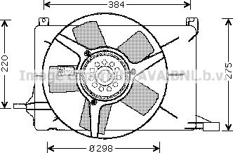 Prasco OL7502 - Ventilators, Motora dzesēšanas sistēma autodraugiem.lv