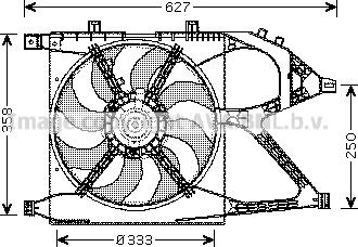 Prasco OL7519 - Ventilators, Motora dzesēšanas sistēma autodraugiem.lv