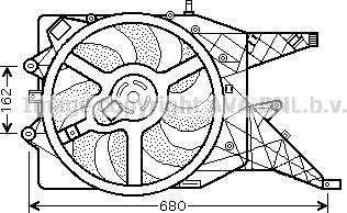 Prasco OL7514 - Ventilators, Motora dzesēšanas sistēma autodraugiem.lv