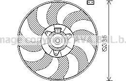 Prasco OL7602 - Ventilators, Motora dzesēšanas sistēma autodraugiem.lv