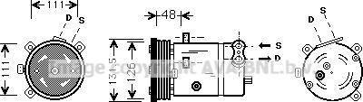 Prasco OLAK280 - Kompresors, Gaisa kond. sistēma autodraugiem.lv