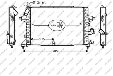 Prasco OP410R003 - Radiators, Motora dzesēšanas sistēma autodraugiem.lv