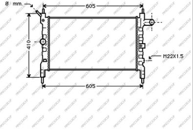 Prasco OP013R002 - Radiators, Motora dzesēšanas sistēma autodraugiem.lv