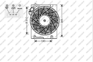 Prasco OP017F001 - Ventilators, Motora dzesēšanas sistēma autodraugiem.lv