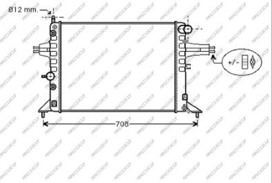 Prasco OP017R005 - Radiators, Motora dzesēšanas sistēma autodraugiem.lv