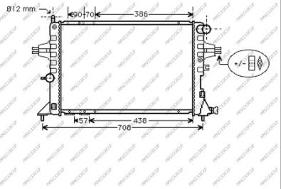 Prasco OP017R001 - Radiators, Motora dzesēšanas sistēma autodraugiem.lv