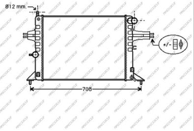 Prasco OP017R013 - Radiators, Motora dzesēšanas sistēma autodraugiem.lv