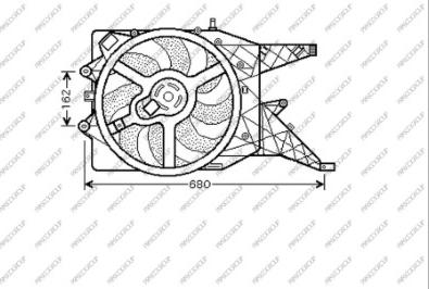 Prasco OP034F003 - Ventilators, Motora dzesēšanas sistēma autodraugiem.lv