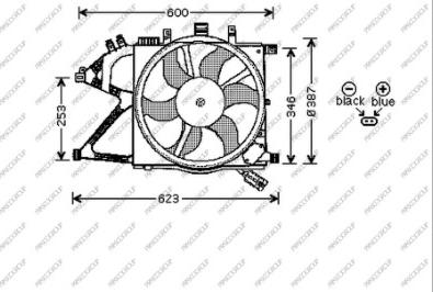 Prasco OP030F001 - Ventilators, Motora dzesēšanas sistēma autodraugiem.lv