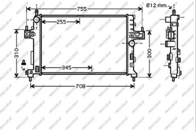 Prasco OP032R002 - Radiators, Motora dzesēšanas sistēma autodraugiem.lv