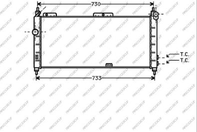 Prasco OP028R005 - Radiators, Motora dzesēšanas sistēma autodraugiem.lv