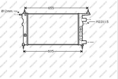 Prasco OP028R006 - Radiators, Motora dzesēšanas sistēma autodraugiem.lv