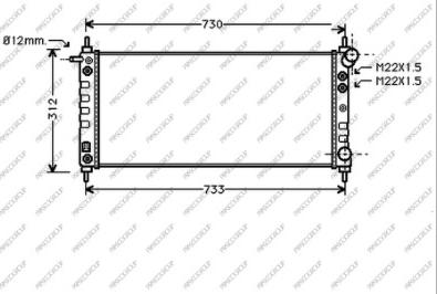 Prasco OP028R008 - Radiators, Motora dzesēšanas sistēma autodraugiem.lv