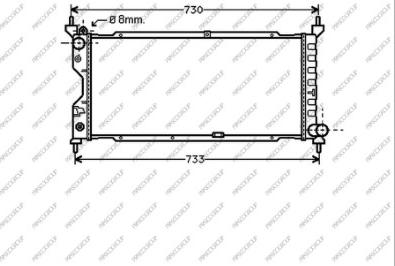 Prasco OP028R003 - Radiators, Motora dzesēšanas sistēma autodraugiem.lv