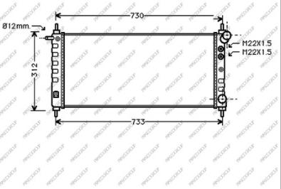 Prasco OP028R007 - Radiators, Motora dzesēšanas sistēma autodraugiem.lv