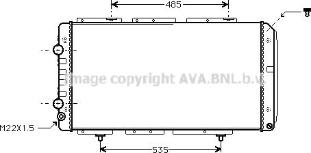 Prasco PE2150 - Radiators, Motora dzesēšanas sistēma autodraugiem.lv