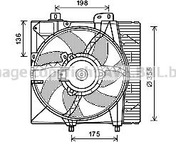 Prasco PE7550 - Ventilators, Motora dzesēšanas sistēma autodraugiem.lv