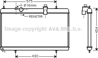 Prasco PEA2256 - Radiators, Motora dzesēšanas sistēma autodraugiem.lv