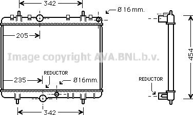 Prasco PEA2280 - Radiators, Motora dzesēšanas sistēma autodraugiem.lv