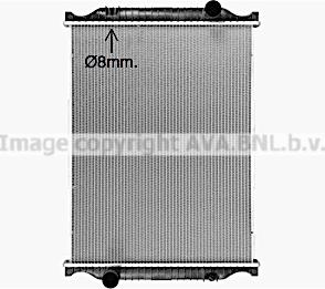 Prasco RE2141N - Radiators, Motora dzesēšanas sistēma autodraugiem.lv