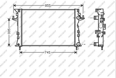 Prasco RN085R002 - Radiators, Motora dzesēšanas sistēma autodraugiem.lv