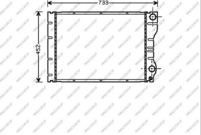 Prasco RN153R010 - Radiators, Motora dzesēšanas sistēma autodraugiem.lv