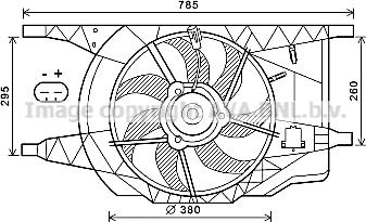 Prasco RT7546 - Ventilators, Motora dzesēšanas sistēma autodraugiem.lv