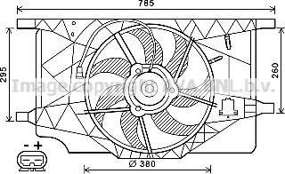 Prasco RT7547 - Ventilators, Motora dzesēšanas sistēma autodraugiem.lv